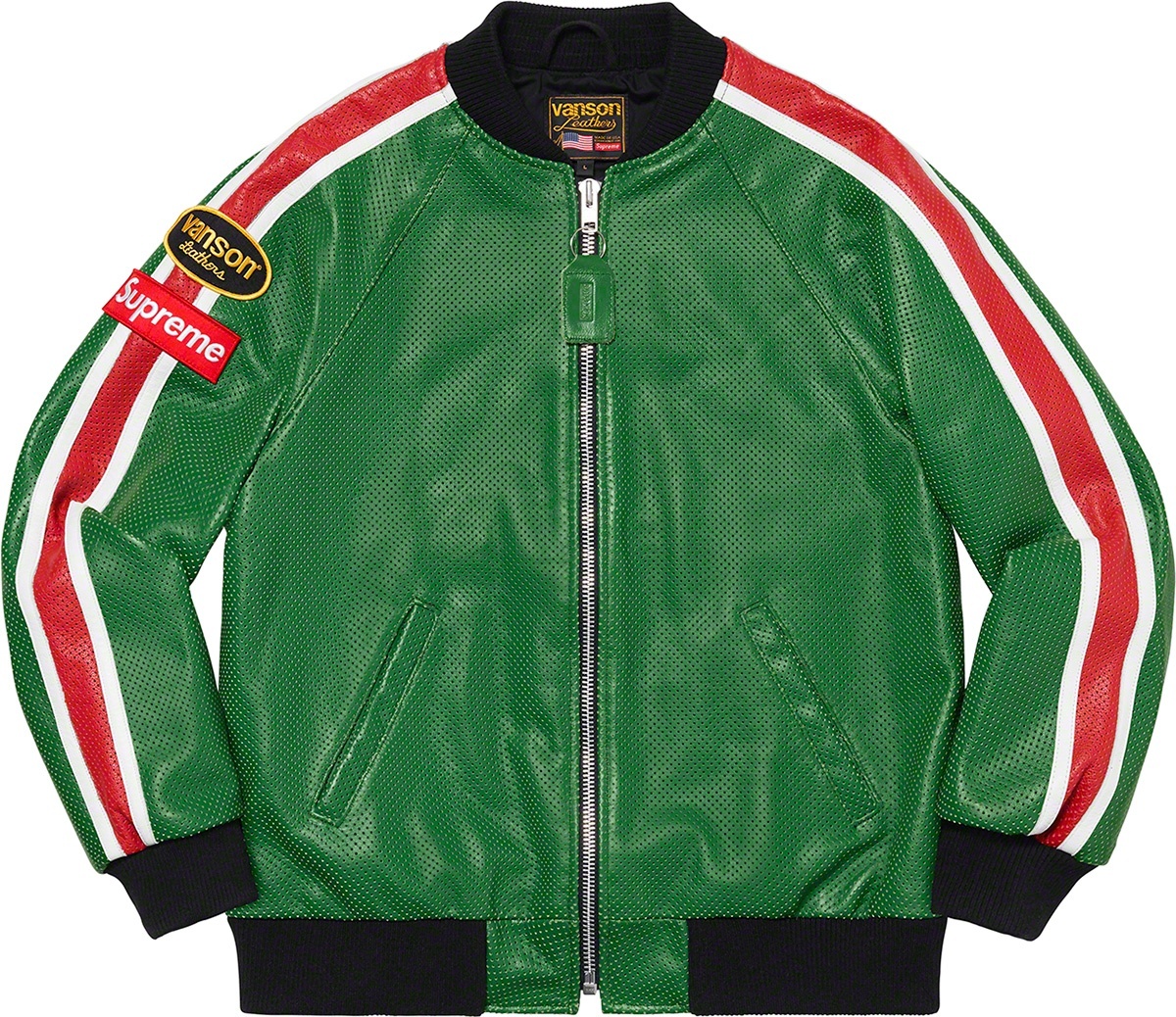 Supreme®/Vanson Leathers® Perforated Bomber Jacket view 9